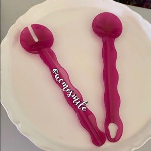 Tupperware Salad Serving (Spoon/Fork)